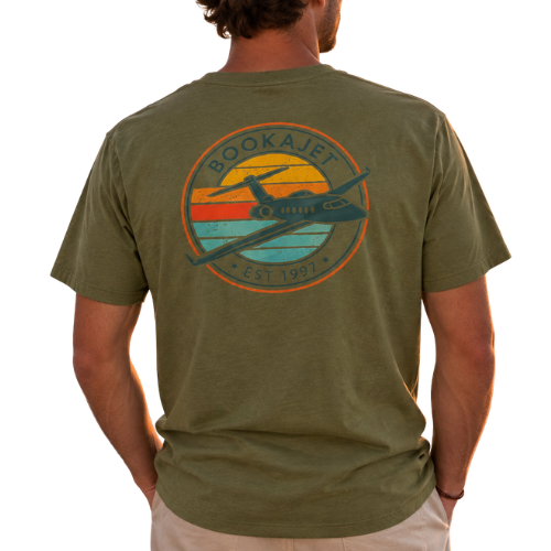 Bookajet T-shirt back